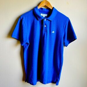 Aeropostale Royal Blue A87 Polo Short Sleeve Men’s Shirt Size Large Summer Wear